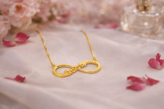 ♾️ Infinity Bond Name Necklace 24k Gold Plated