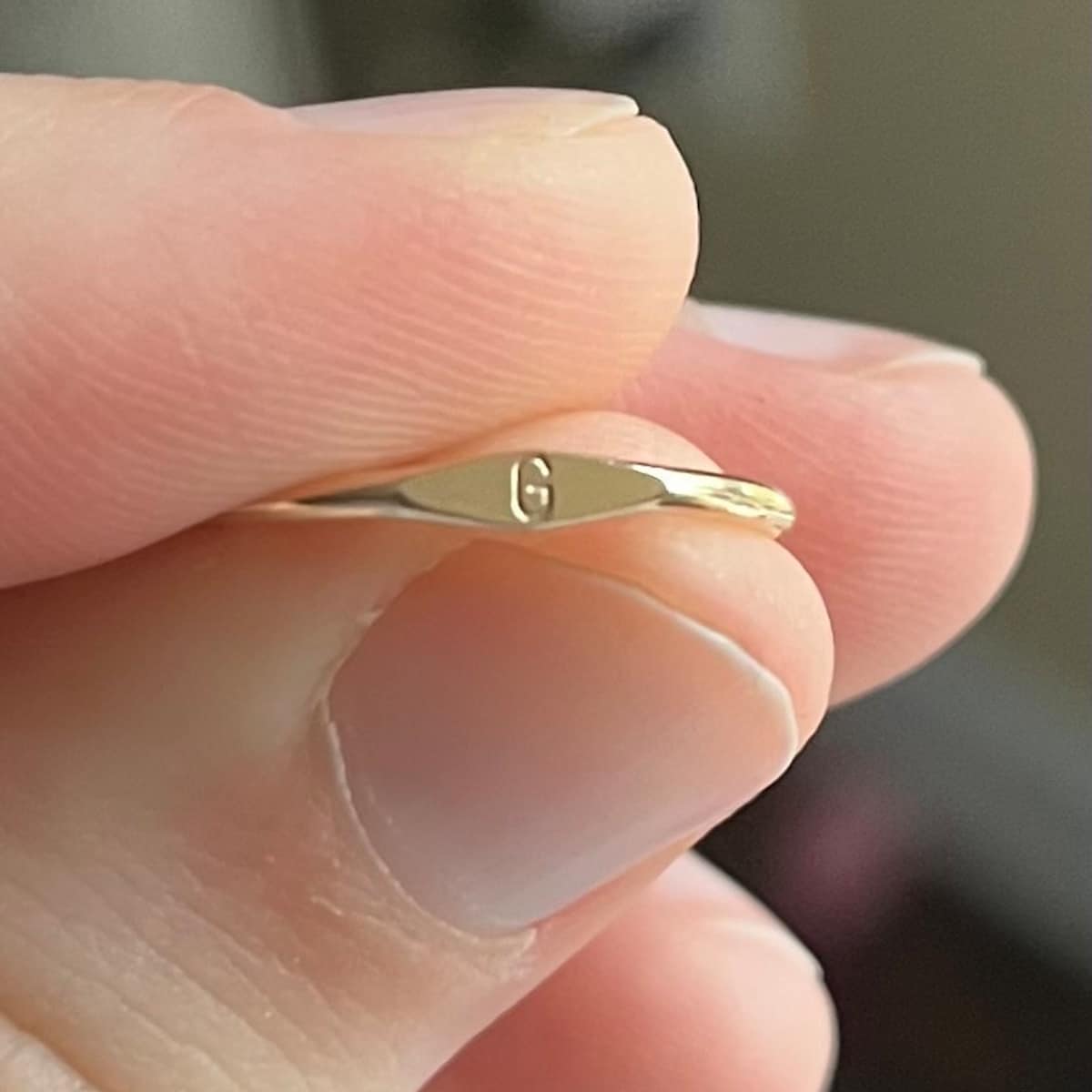 💛 Personalized Name Ring for Valentine’s Day | Custom Initial Ring for Couples 💛