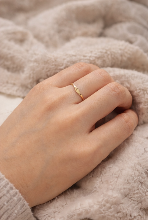 💛 Personalized Name Ring for Valentine’s Day | Custom Initial Ring for Couples 💛