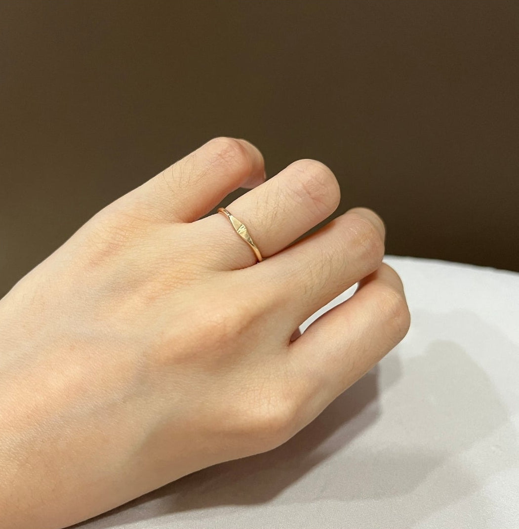 💛 Personalized Name Ring for Valentine’s Day | Custom Initial Ring for Couples 💛